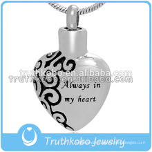 Heart Urn Jewelry Ashes Pendant for Necklace Always In My Heart 2015 Urn Jewelry furenal Pendant China Supplier